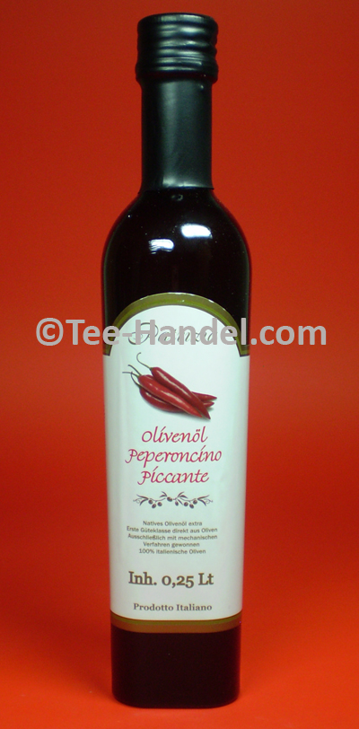 Olivenöl Peperoncino piccante Olivenöl Peperoncino piccante